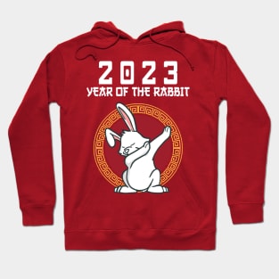 Dabbing Rabbit Year Of The Rabbit Chinese New Year 2023 Hoodie